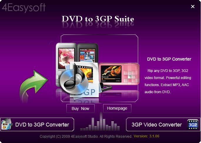 4Easysoft DVD to 3GP Suite