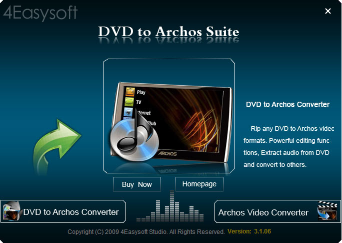 4Easysoft DVD to Archos Suite