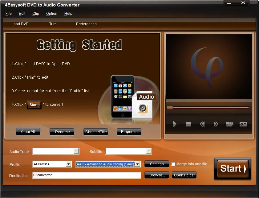 4Easysoft DVD to Audio Converter