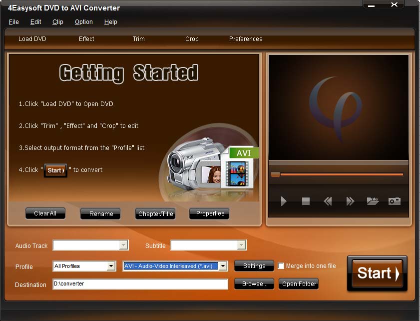 4Easysoft DVD to AVI Converter