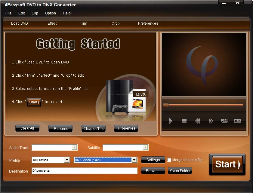 4Easysoft DVD to DivX Converter