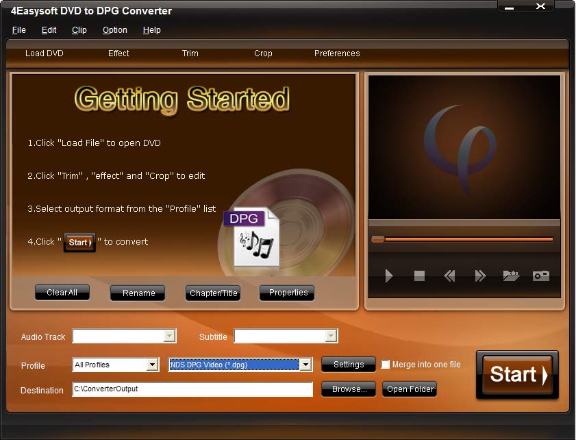 4Easysoft DVD to DPG Converter