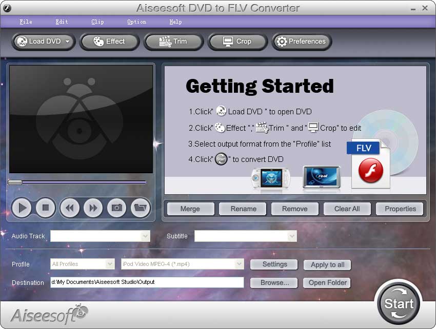 Aiseesoft DVD to FLV Converter