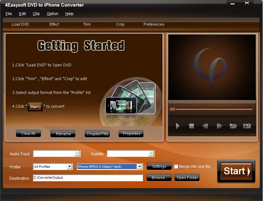 4Easysoft DVD to iPhone Converter