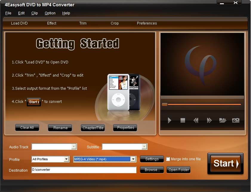 4Easysoft DVD to MP4 Converter