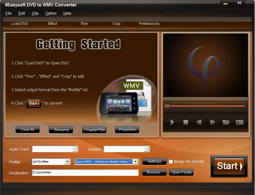 4Easysoft DVD to WMV Converter