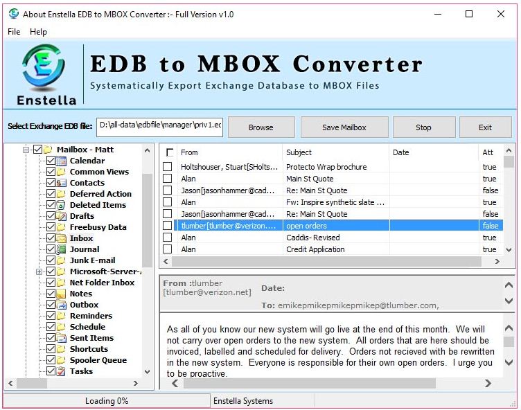 EDB to MBOX Converter