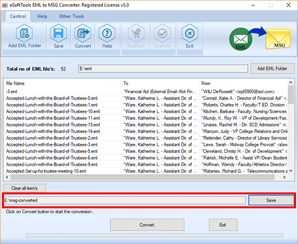 EML to MSG Converter