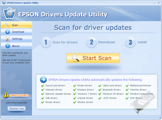 EPSON Drivers Update Utility