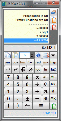 ESBCalc – Freeware Calculator