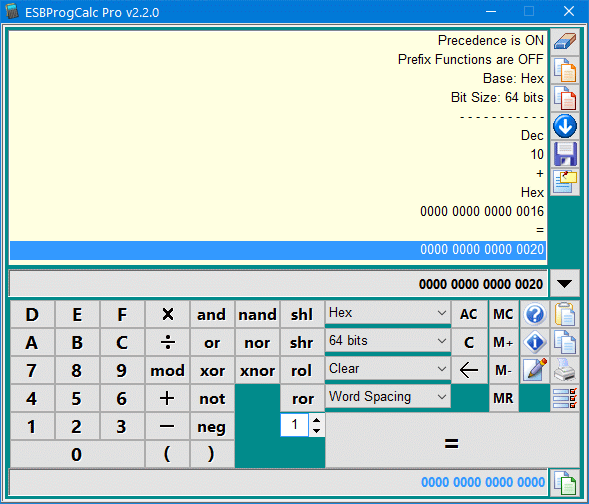 ESBProgCalc Pro – Programmers Calculator