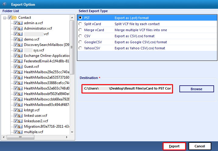 Convert Multiple VCF to CSV