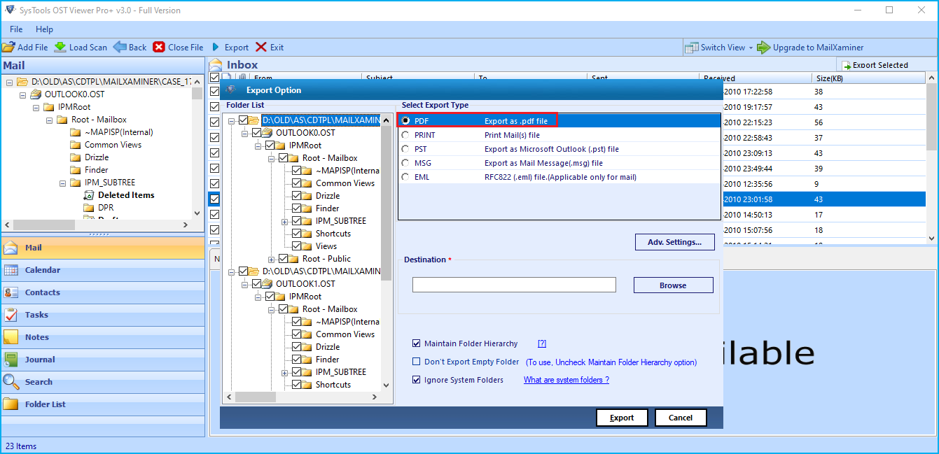 Outlook OST Viewer Pro Plus