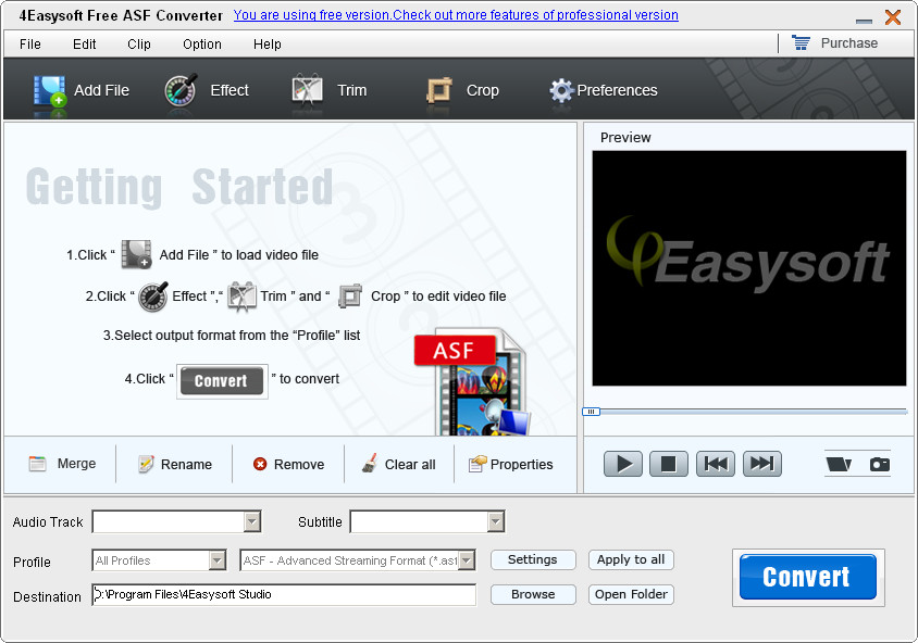 4Easysoft Free ASF Converter