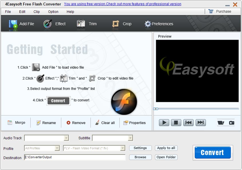 4Easysoft Free Flash Converter