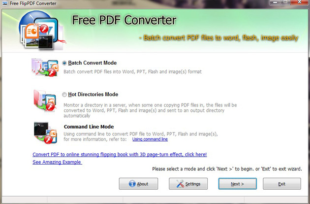 Free FlipPDF Converter