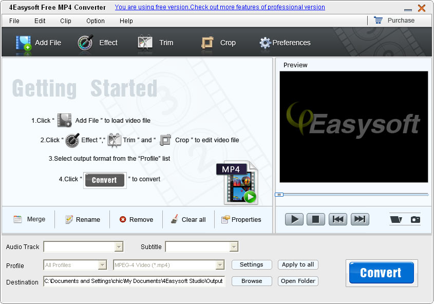 4Easysoft Free MP4 Converter