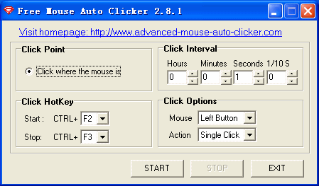 Free Mouse Auto Clicker