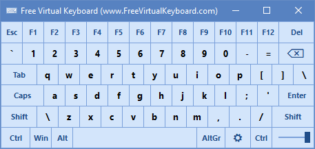 Free Virtual Keyboard