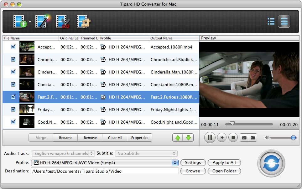 Tipard HD Converter for Mac