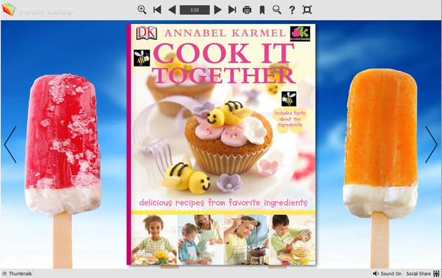 Flash Flip Book Theme of Ice Cream