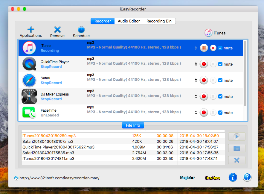 iEasyRecorder for Mac