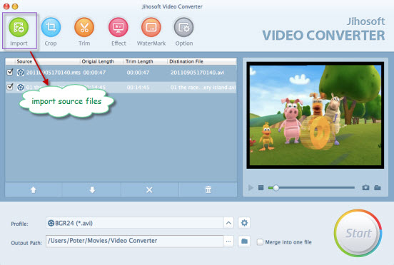 Jihosoft Video Converter for Mac