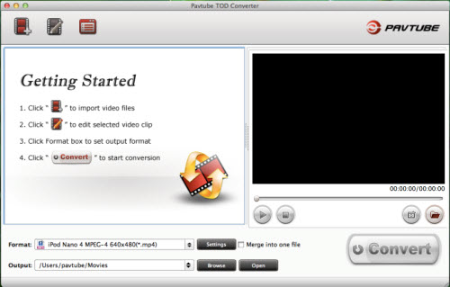 Pavtube TOD Converter for Mac