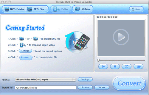 Pavtube DVD to iPhone Converter for Mac