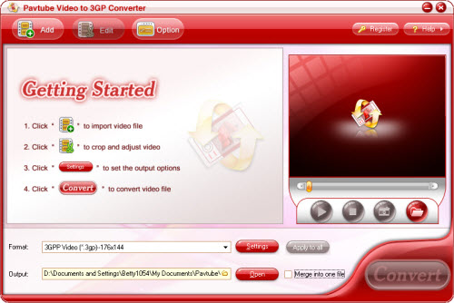 Pavtube Video to 3GP Converter