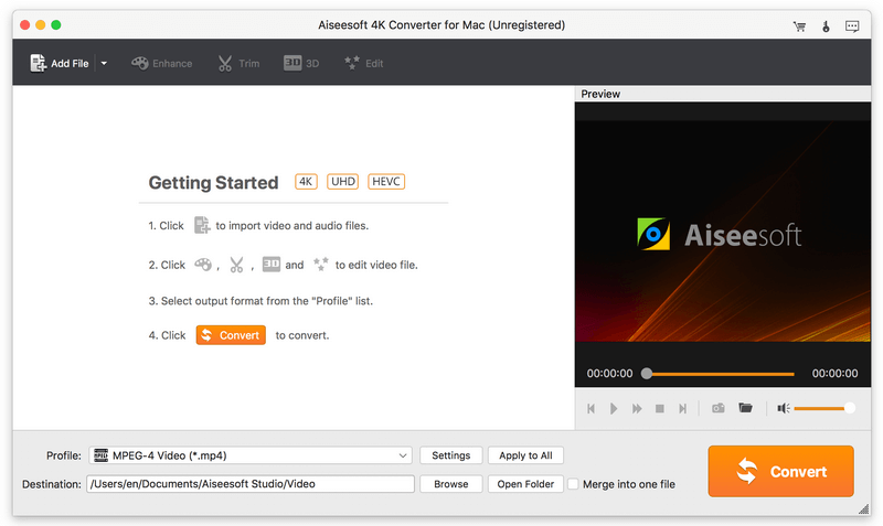Aiseesoft 4K Converter for Mac