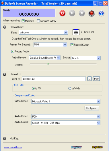 Boilsoft Screen Recorder