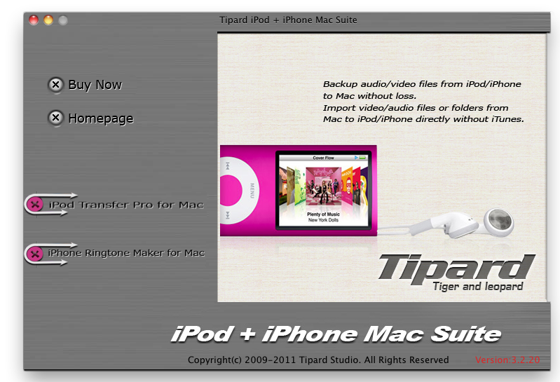 Tipard iPod + iPhone Mac Suite