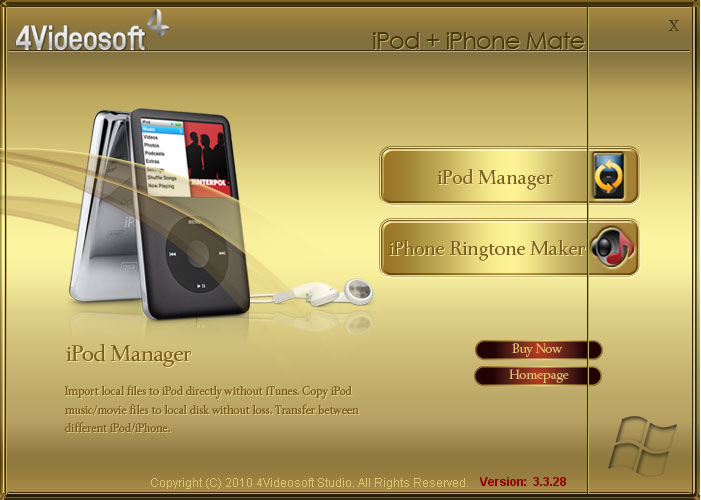 4Videosoft iPod + iPhone Mate