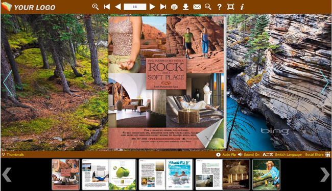 Landscape Templates for Flipping Book