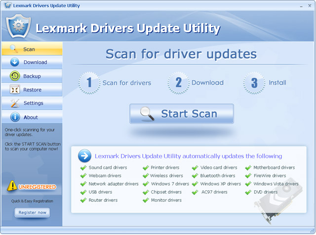 Lexmark Drivers Update Utility