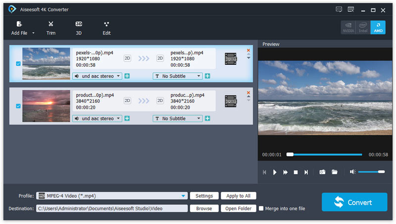 Aiseesoft 4K Converter