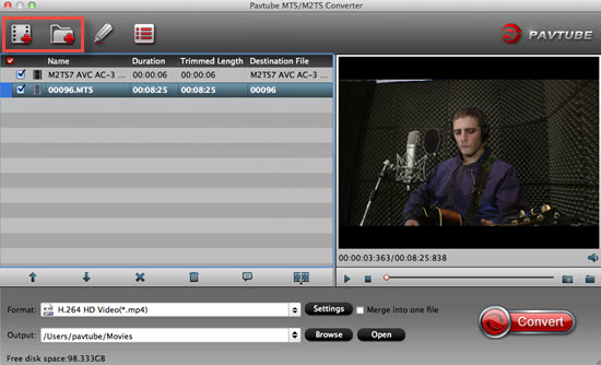 Pavtube MTS/M2TS Converter for Mac