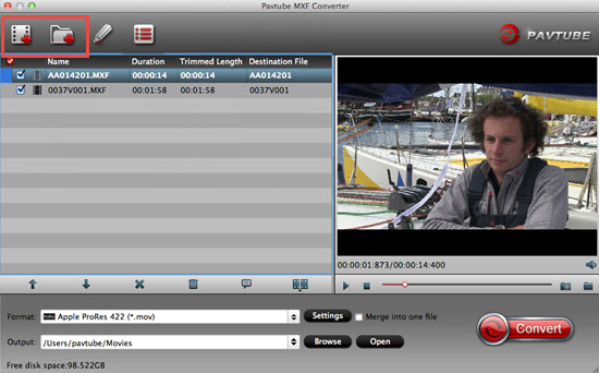 Pavtube MXF Converter for Mac
