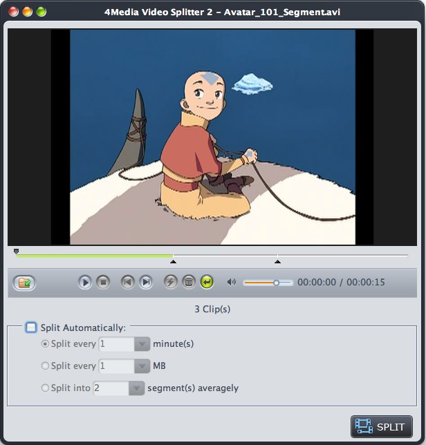4Media Video Splitter for Mac