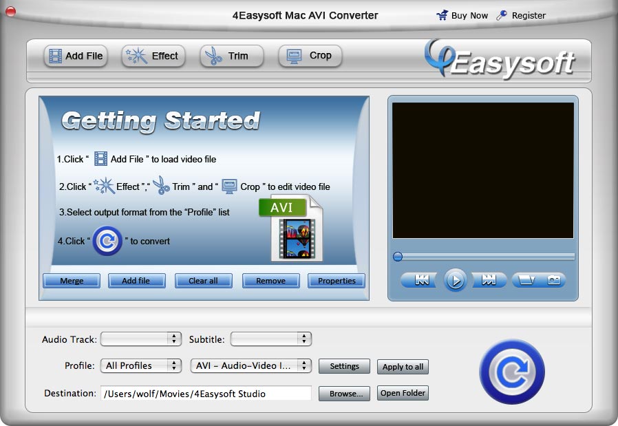 4Easysoft Mac AVI Converter