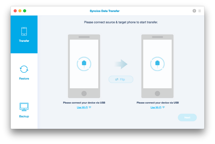 SynciOS Data Transfer for Mac