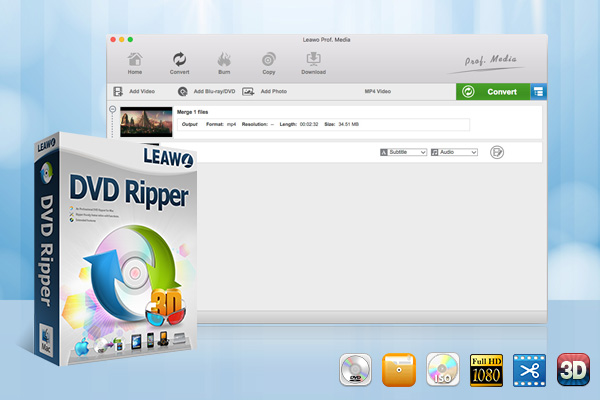 Leawo DVD Ripper for Mac