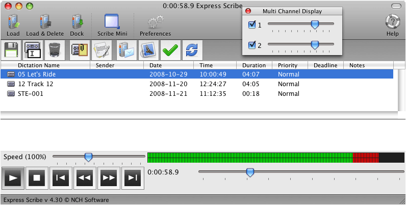 Express Scribe Pro for Mac