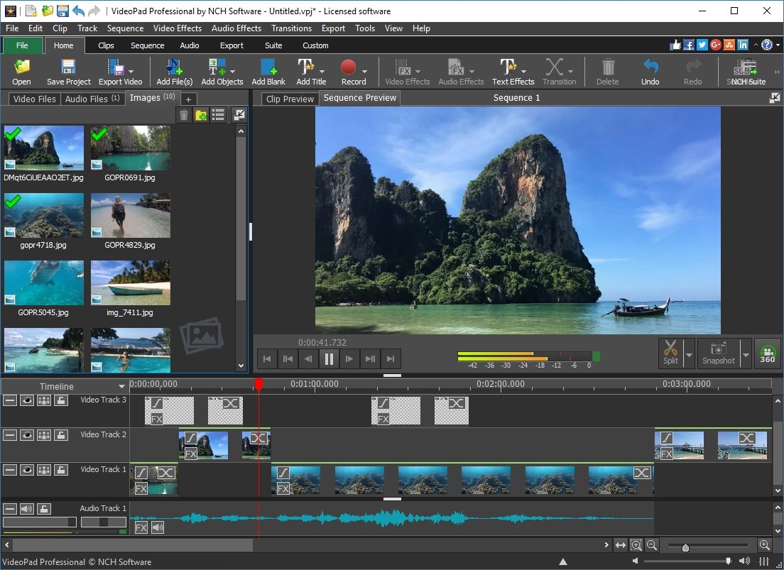 VideoPad Free Video Editor