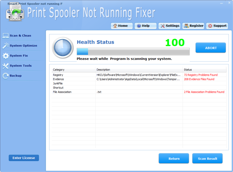 Smart Print Spooler Not Running Fixer Pro