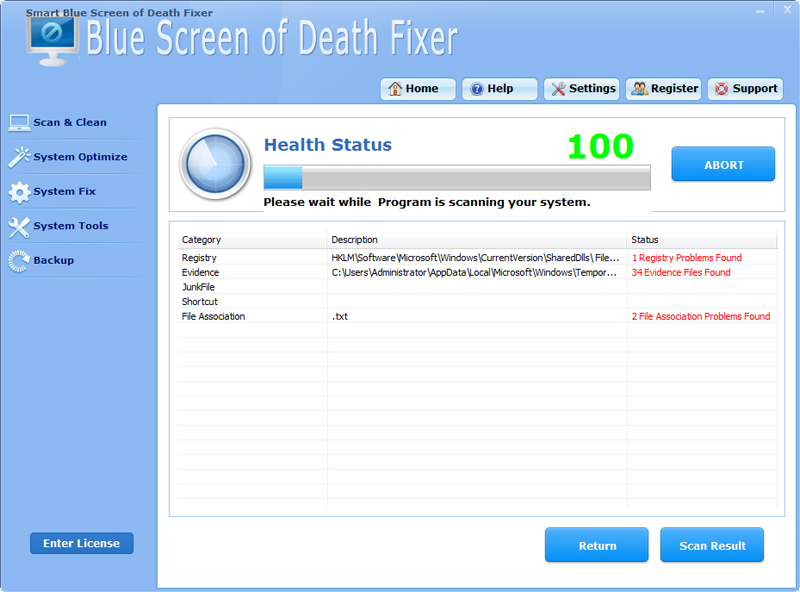 Smart Blue Screen Of Death Fixer Pro