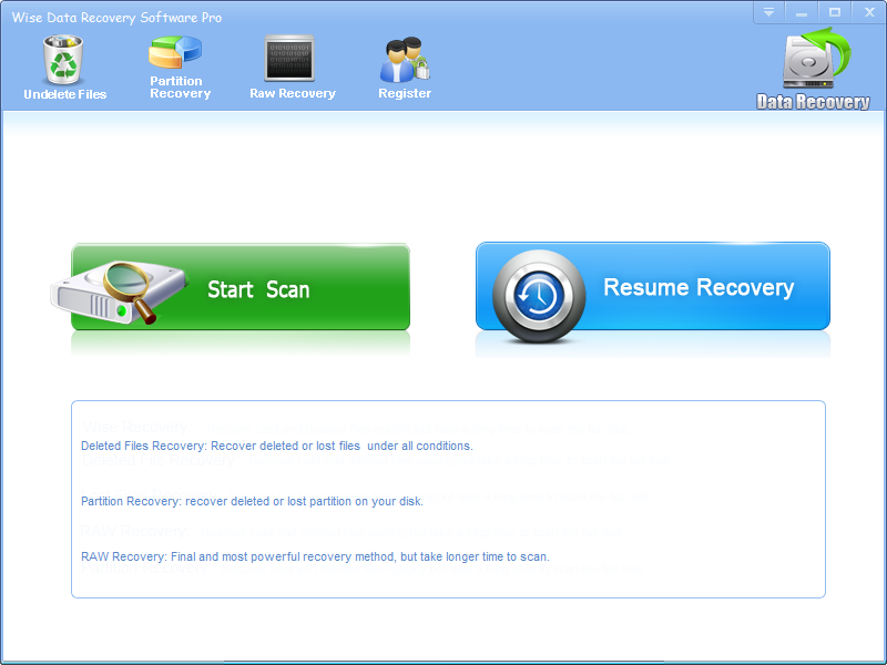 Wise Data Recovery Software