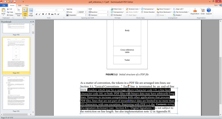 EximiousSoft PDF Editor