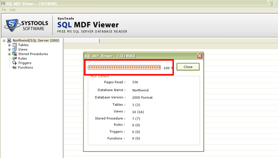 Free SQL MDF Viewer